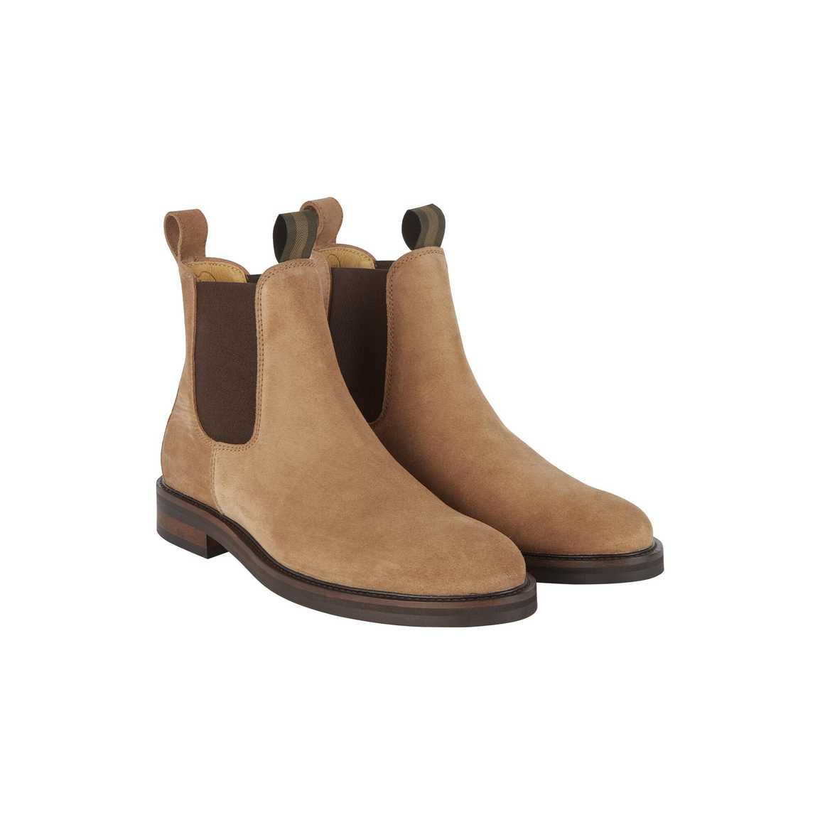 Le Chameau La Chelsea Suede Boots Sand