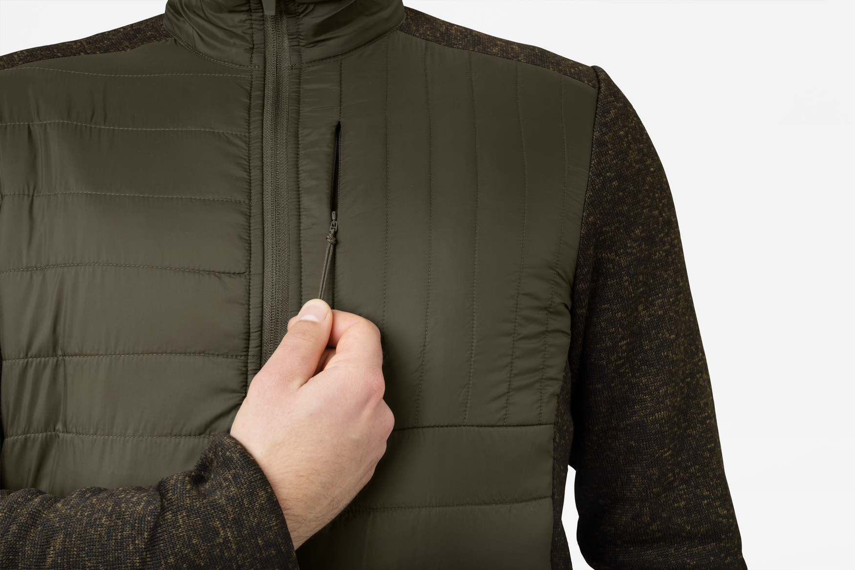 Seeland Theo Hybrid Jacket - Pine Green