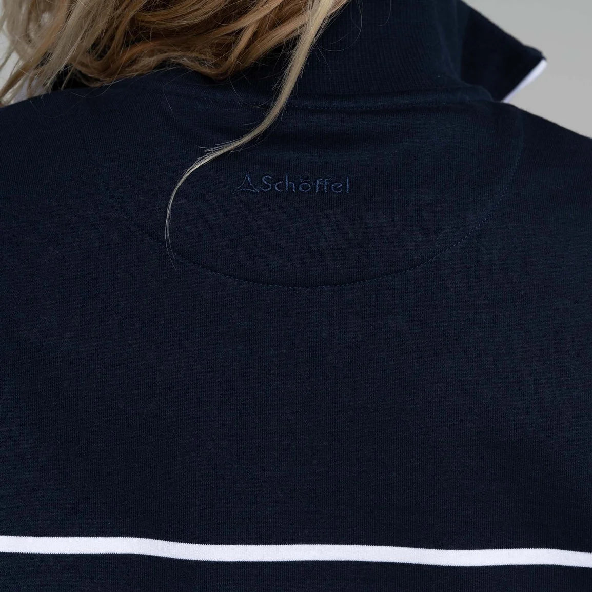 Schoffel Ladies Hope Cove Sweatshirt - Navy Stripe