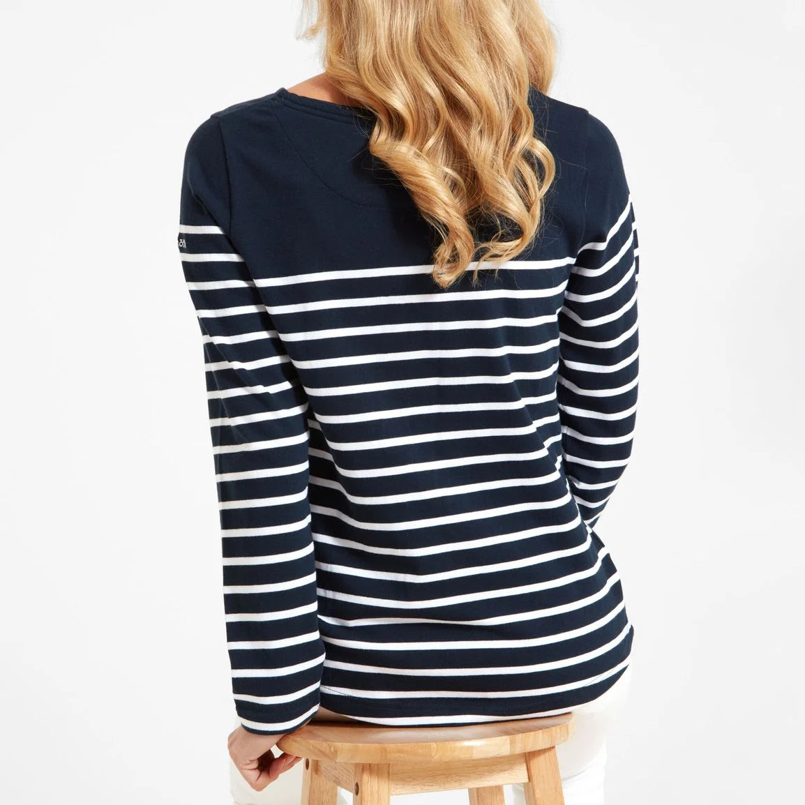 Schoffel Ladies Beauport Top - Navy Stripe