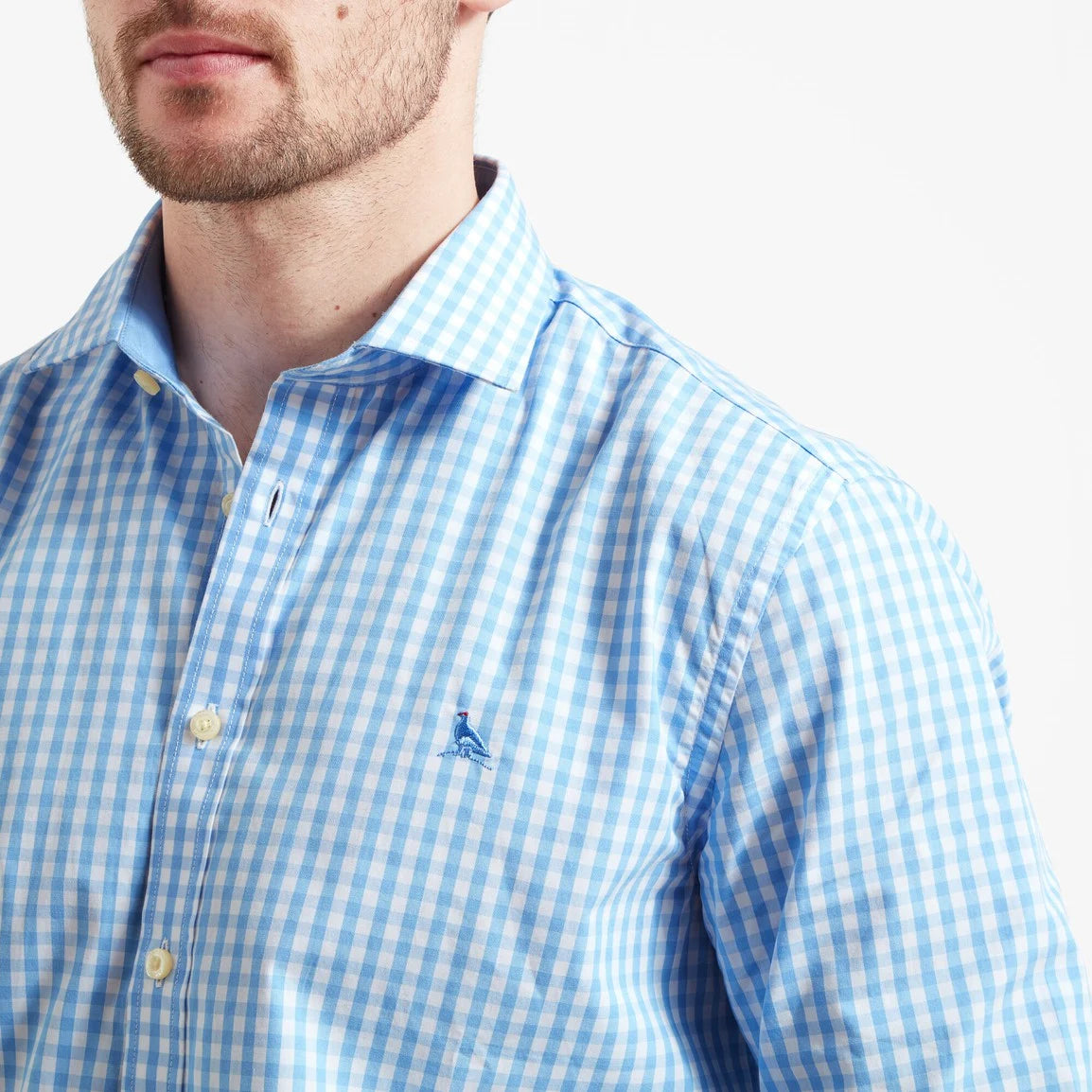 Schoffel Mens Thorpeness Tailored Shirt - Blue Check