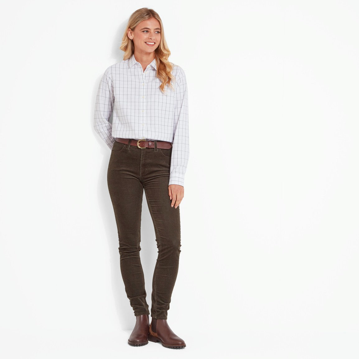 Schoffel Ladies Blakeney Shirt - Bramble Check