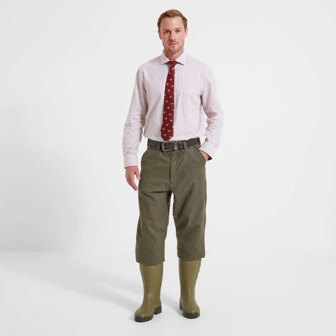 Ptarmigan Tweed Plus Fours - Loden Green