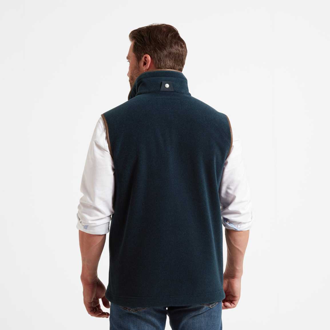 Schoffel Oakham Fleece Gilet - Petrol Blue