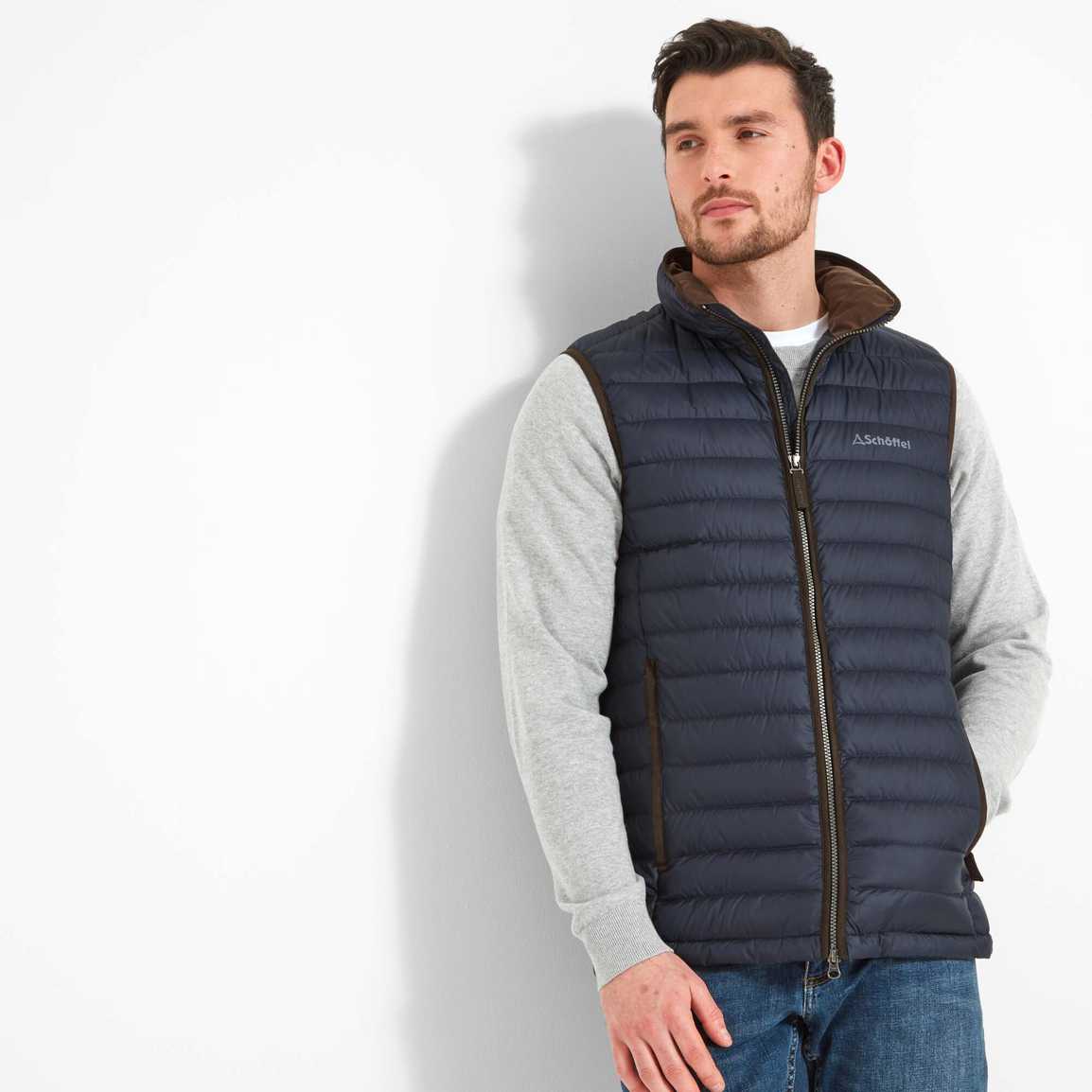 Schoffel Bowden Down Gilet - True Navy