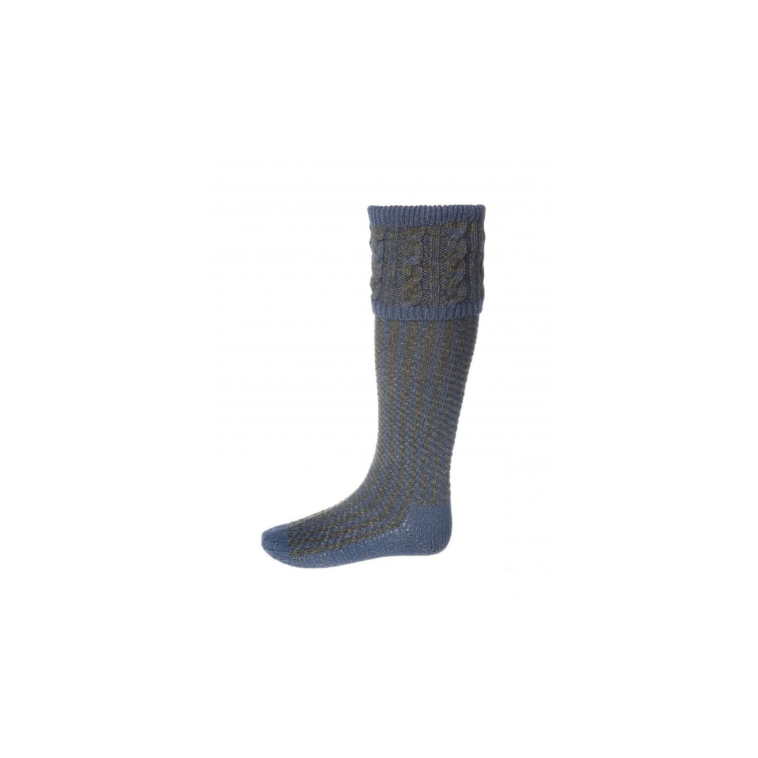 House of Cheviot Reiver Sock - Blue Lovat