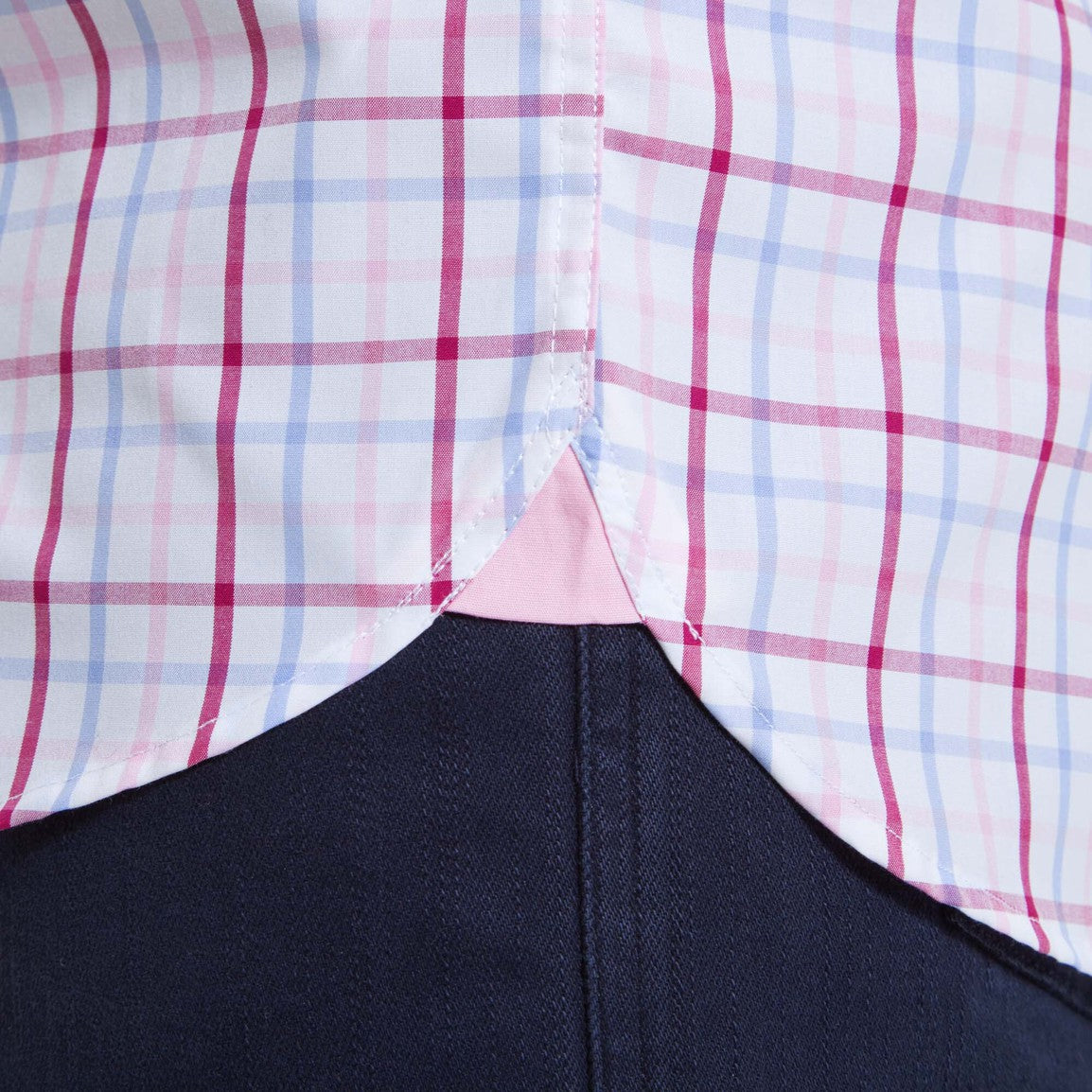 Schoffel Mens Holkham Shirt - Pink/Blue/Raspberry Check