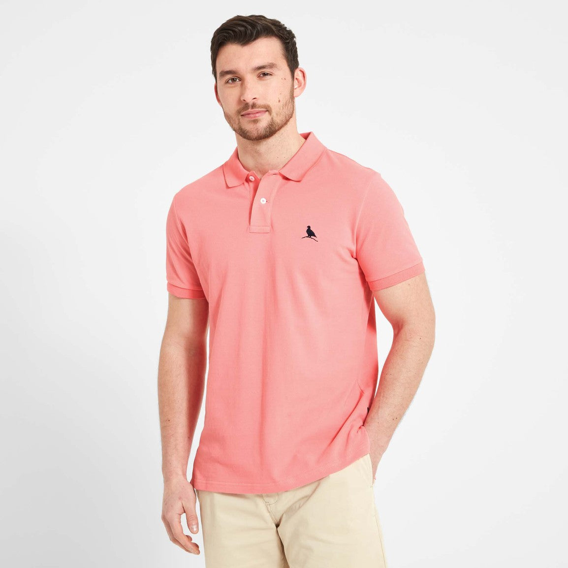 Schoffel Mens St Ives Polo Shirt - Flamingo