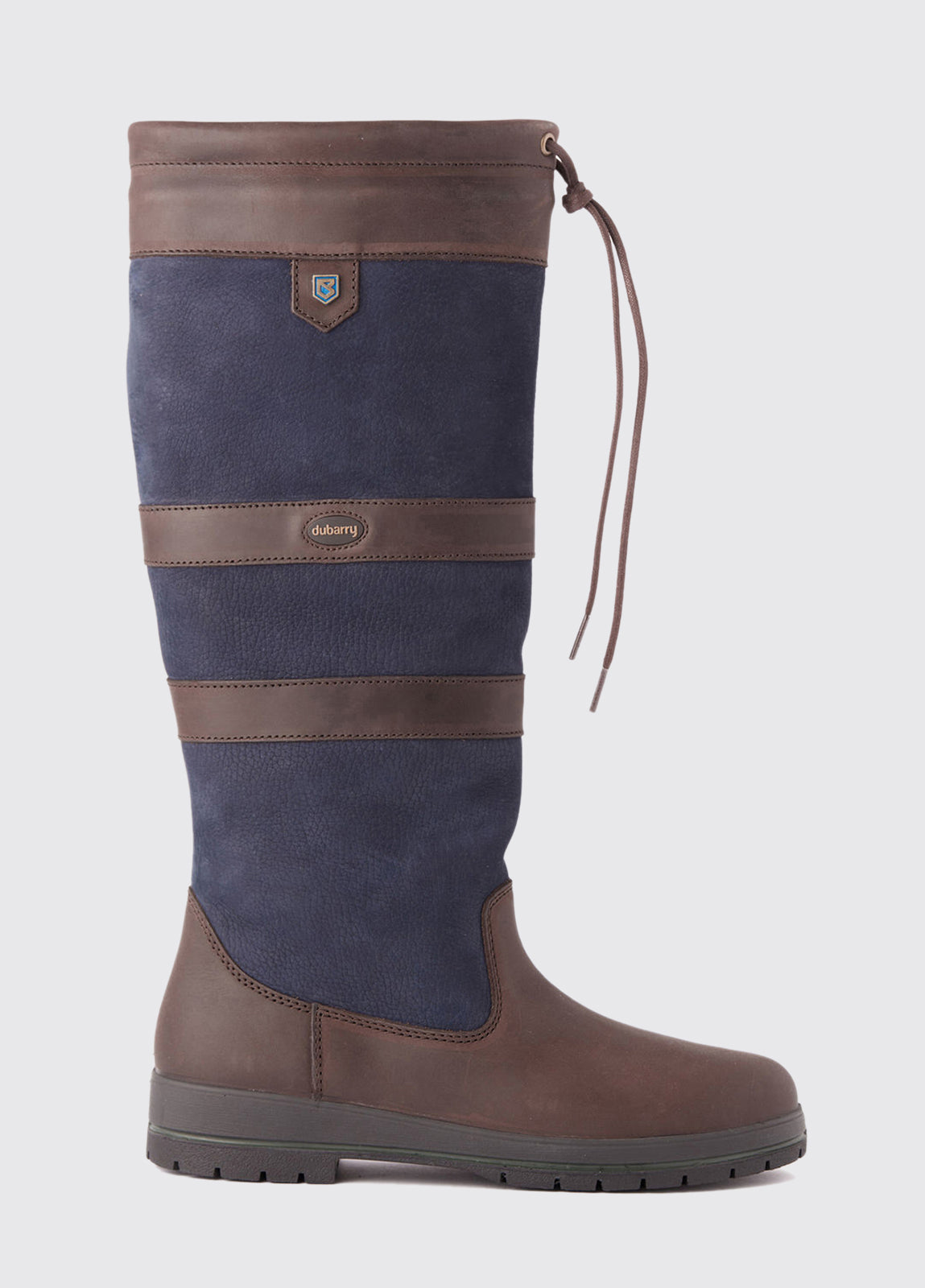 Dubarry Womens Galway Extrafit Country Boot - Navy/Brown