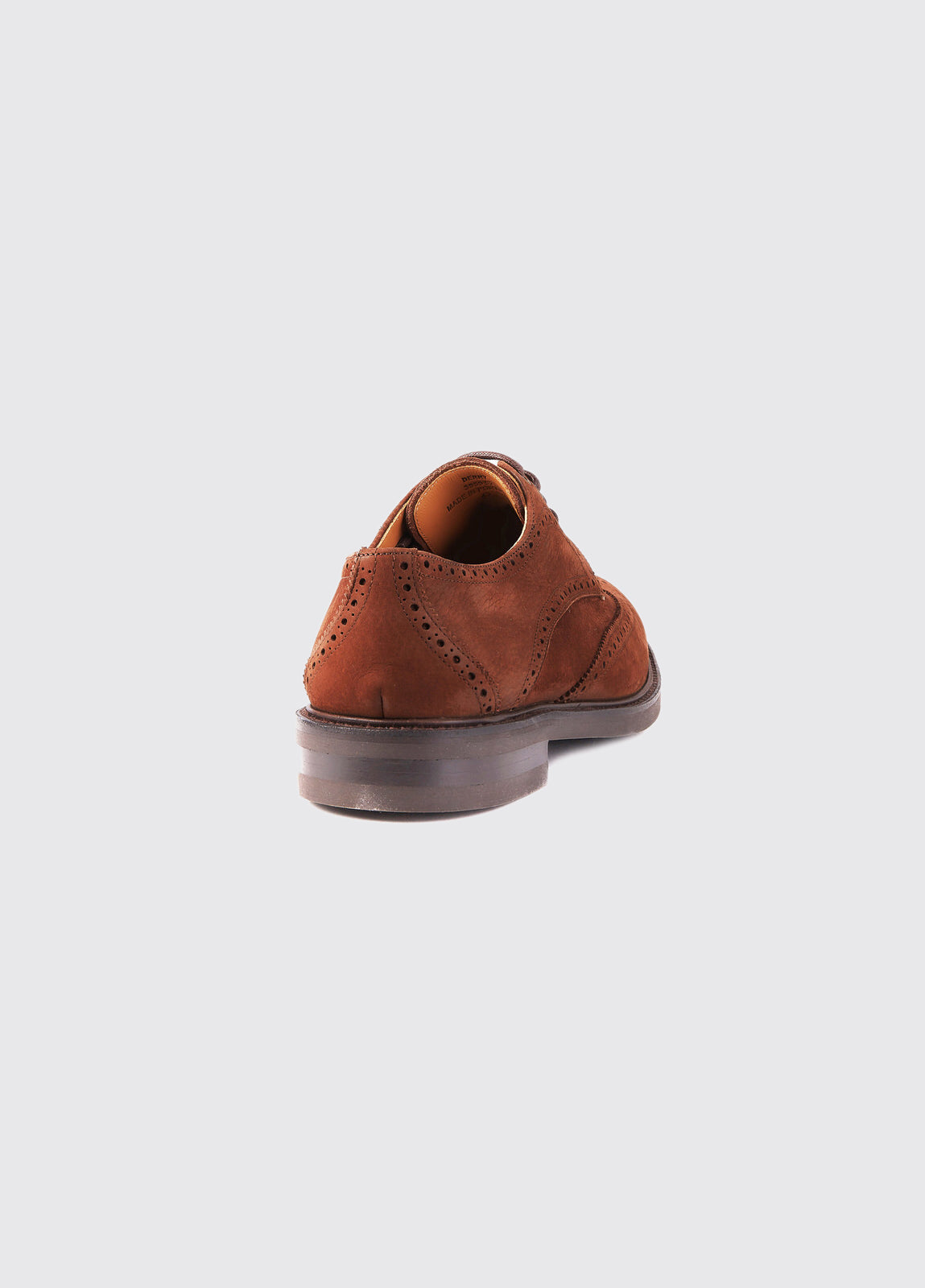 Dubarry Mens Derry Goodyear Brogue Shoes - Walnut