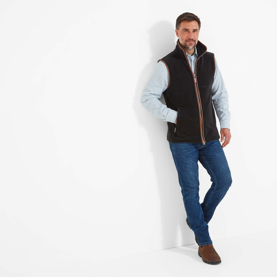 Schoffel Oakham Fleece Gilet - Gunmetal