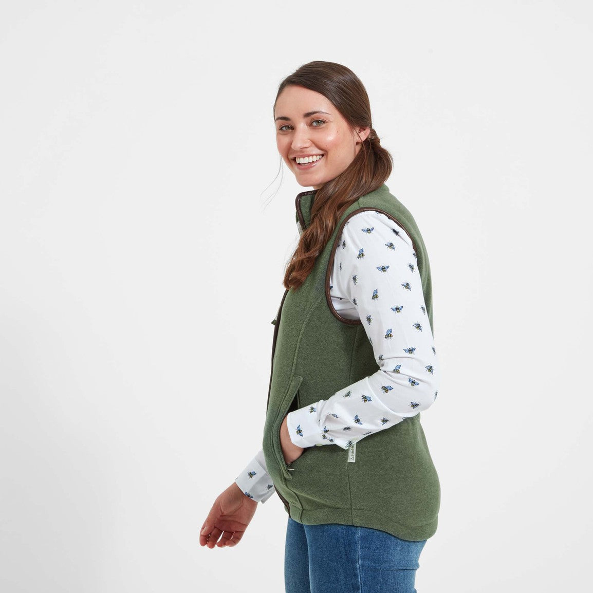 Schoffel Lyndon Fleece Gilet - Cedar Green