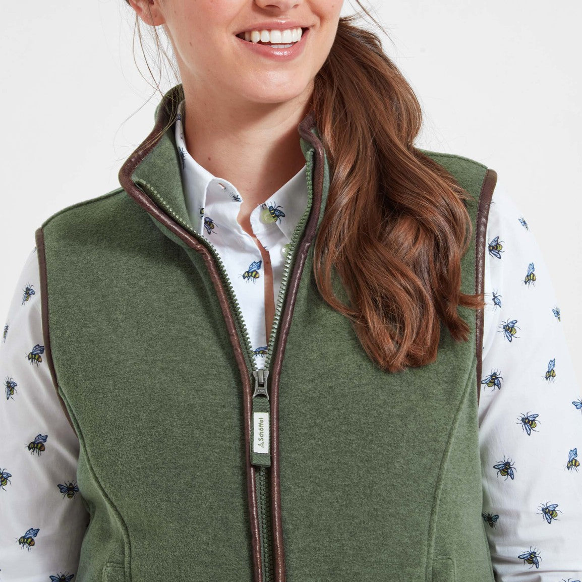 Schoffel Lyndon Fleece Gilet - Cedar Green