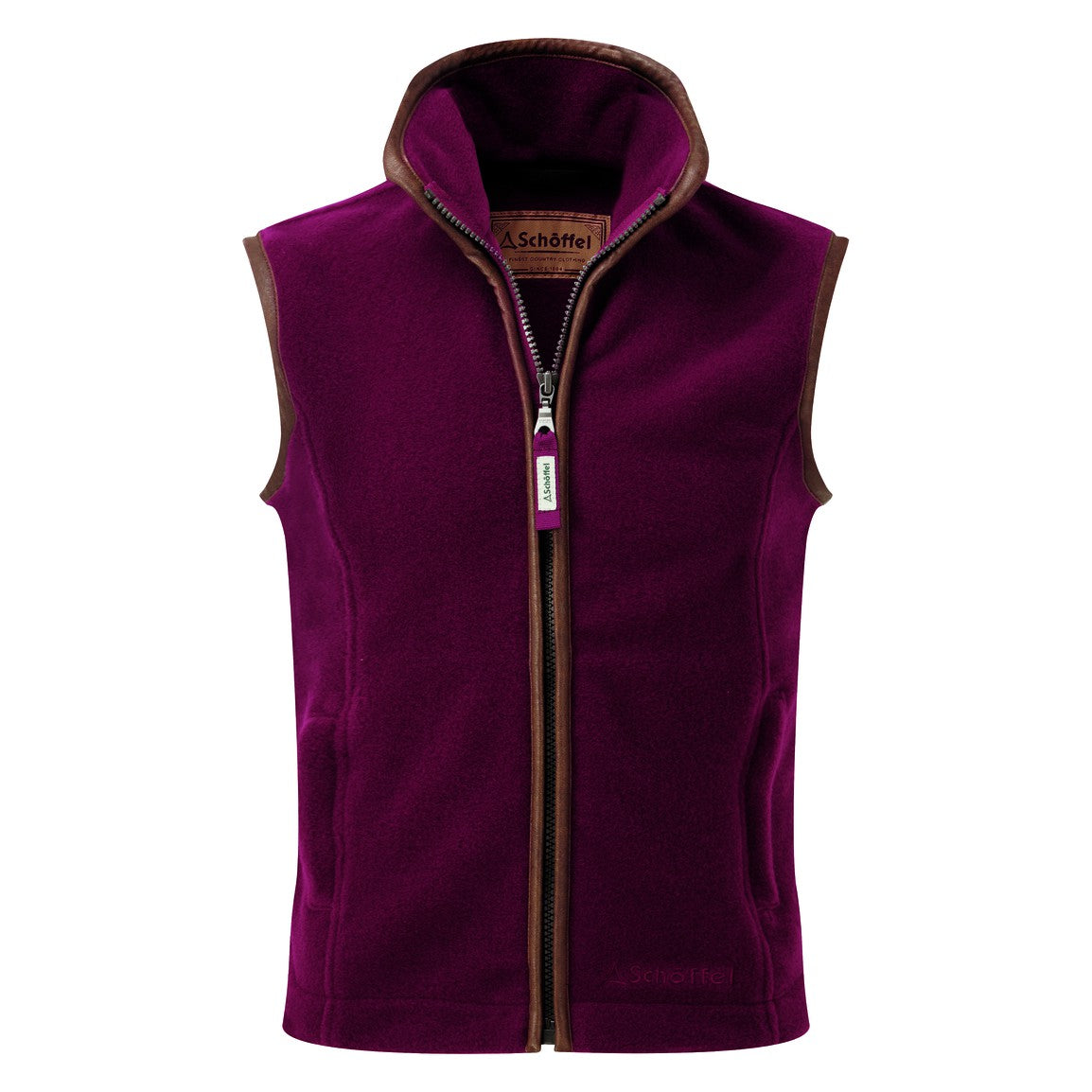 Schoffel Little Lyndon Fleece Gilet - Ruby