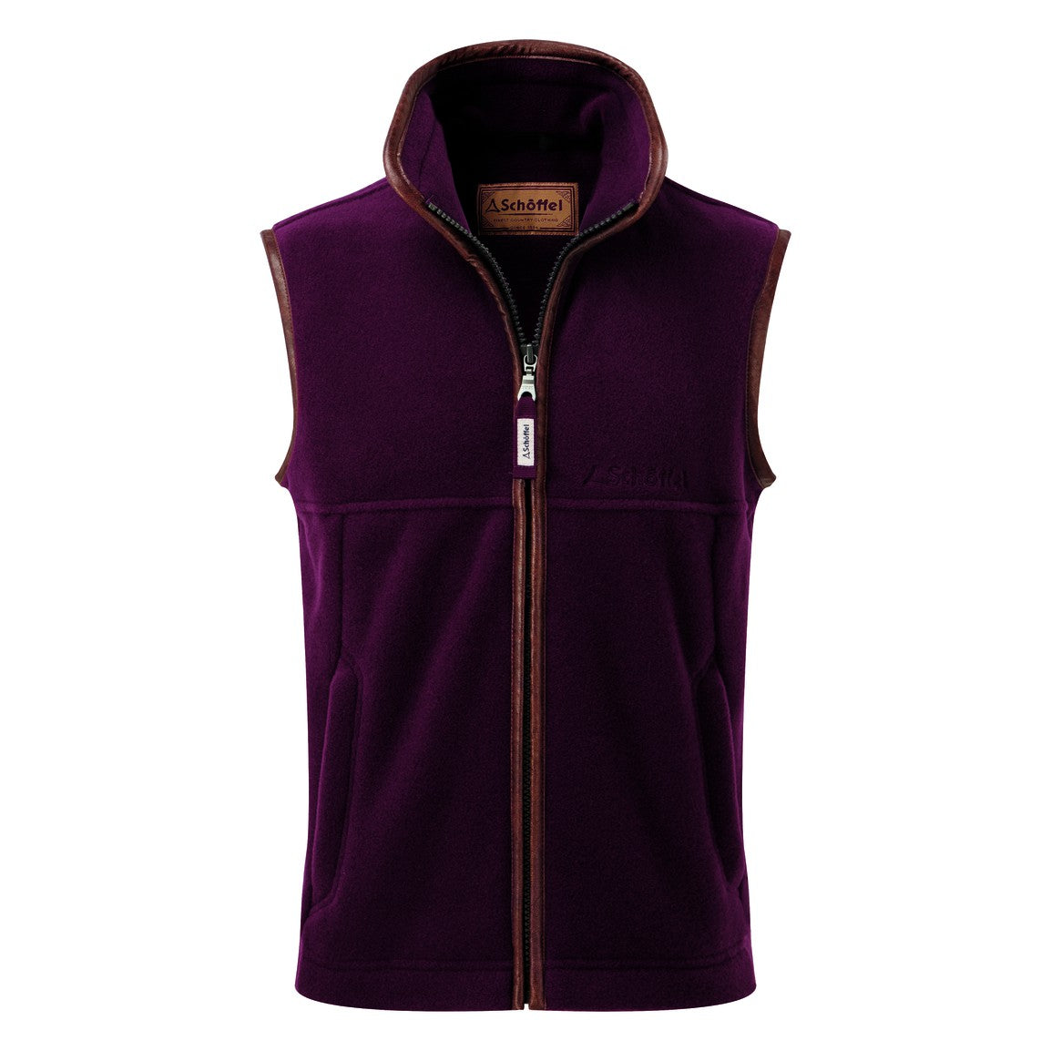 Schoffel Little Oakham Fleece Gilet - Fig