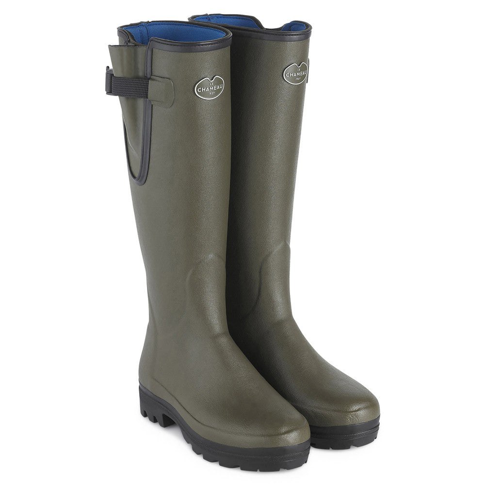 Le Chameau Womens Vierzonord Neoprene Lined Wellingtons - Vert Chameau