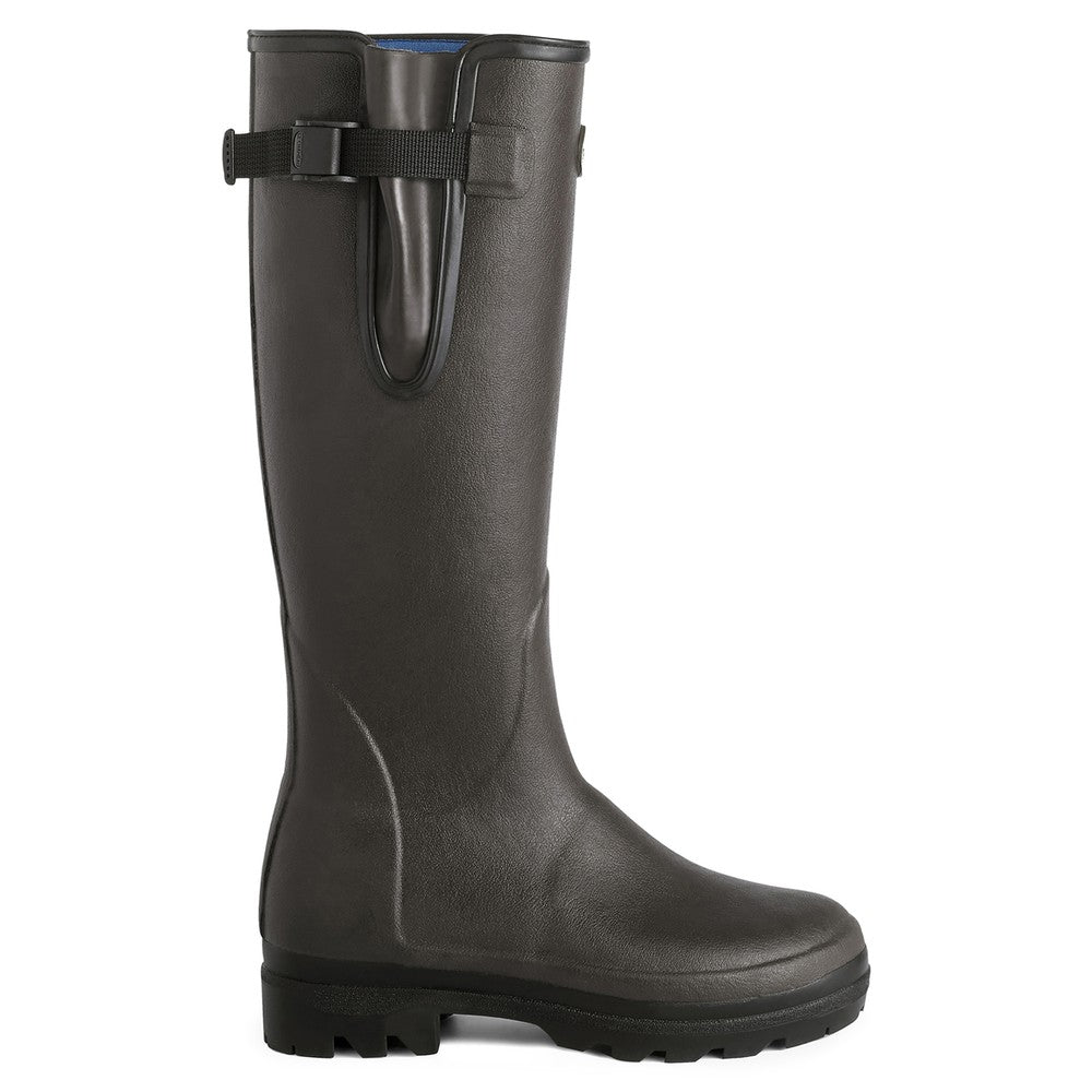 Le Chameau Womens Vierzonord Neoprene Lined Wellingtons - Marron Fonce