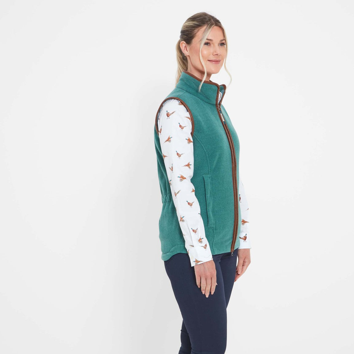 Schoffel Lyndon Fleece Gilet - Duck Egg