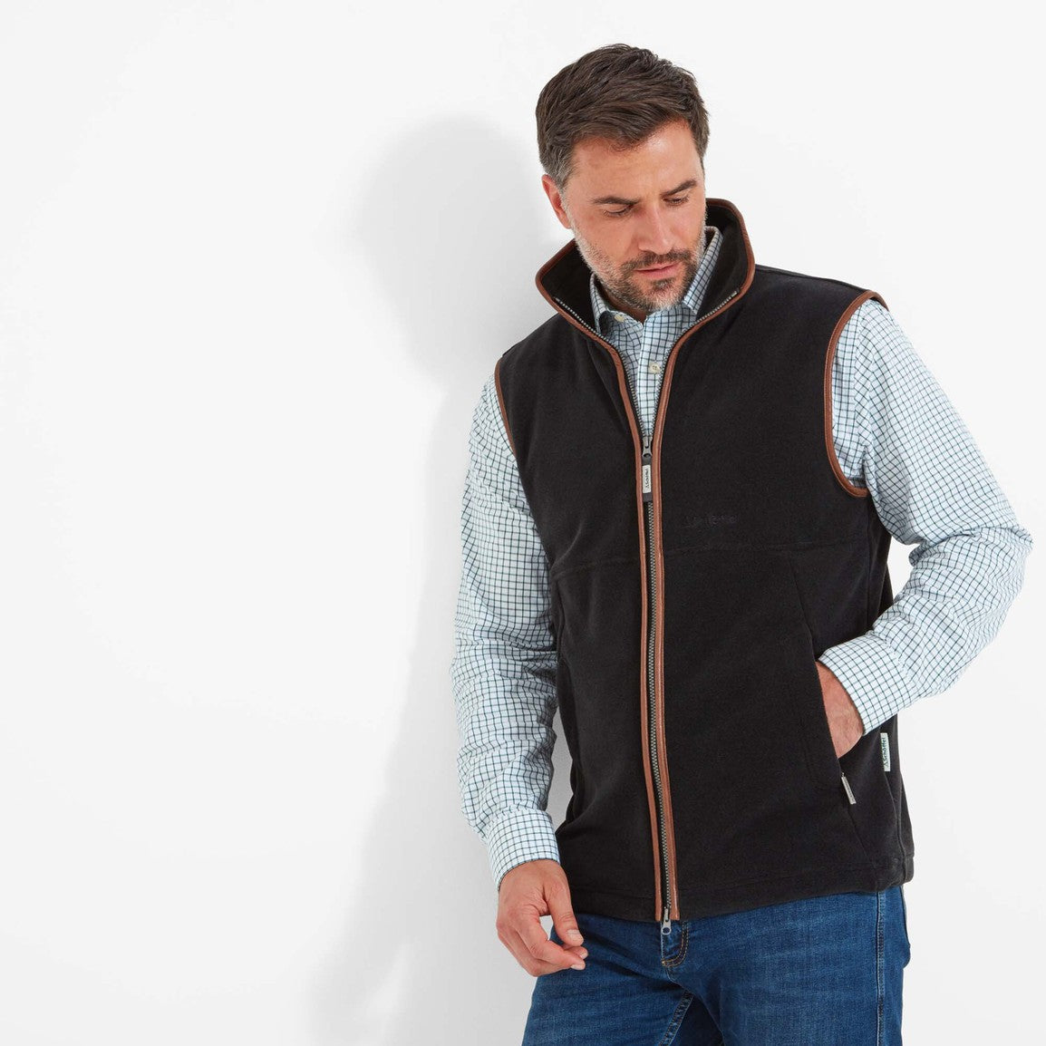 Schoffel Oakham Fleece Gilet - Gunmetal