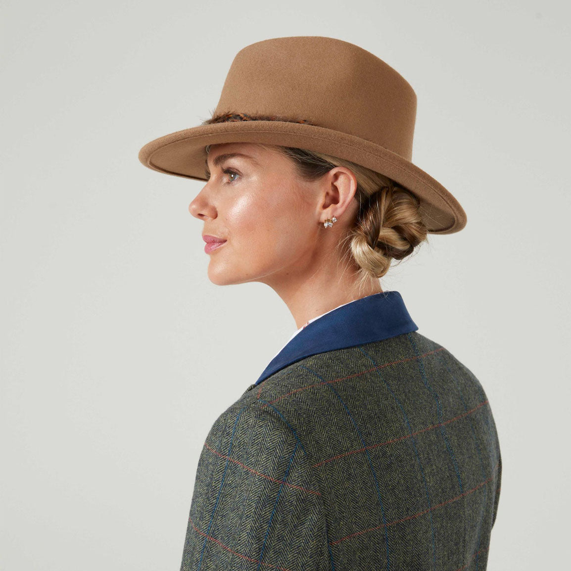 Alan Paine Richmond Ladies Fedora Hat - Mink