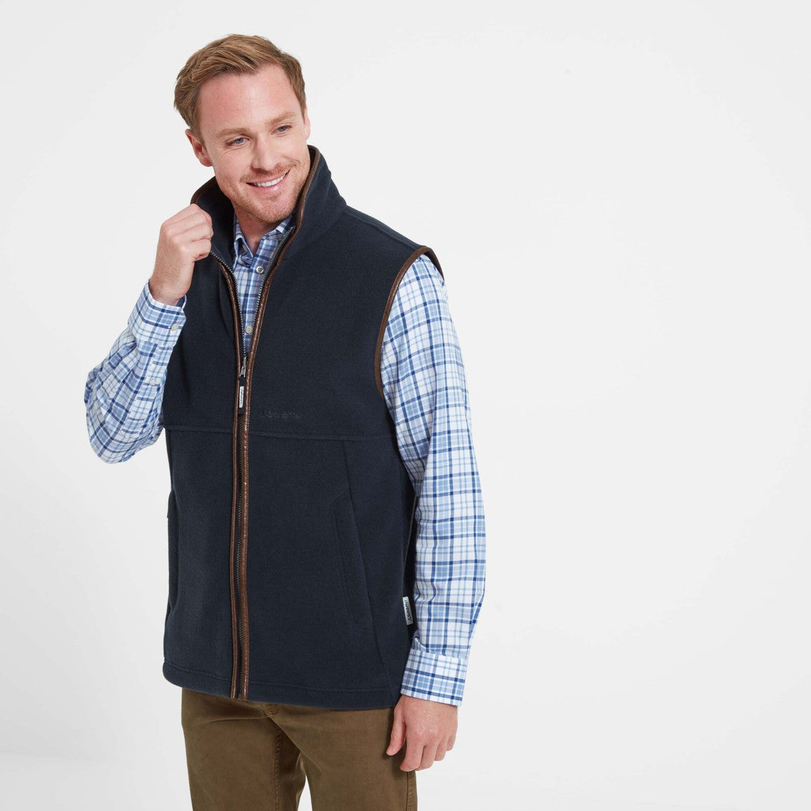 Schoffel Oakham Fleece Gilet - Navy