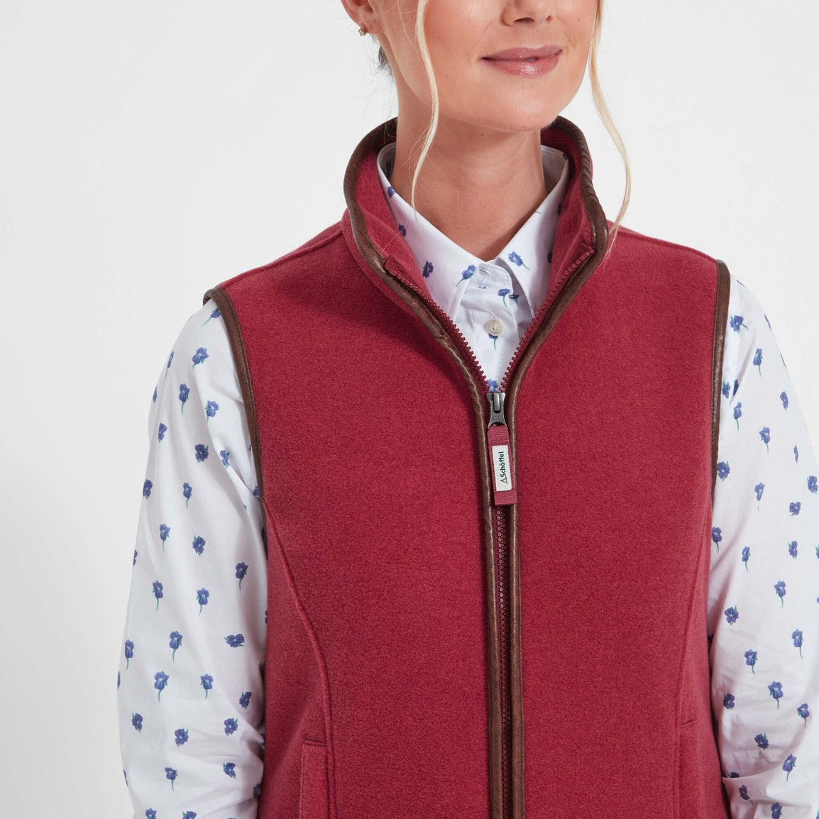 Schoffel Lyndon Fleece Gilet - Pomegranate