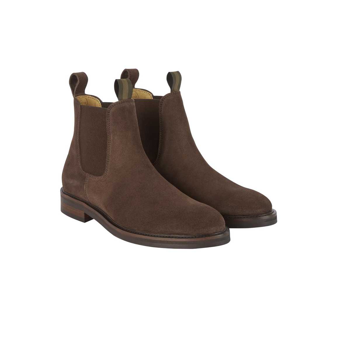 Le Chameau La Chelsea Suede Boots - Dark Brown