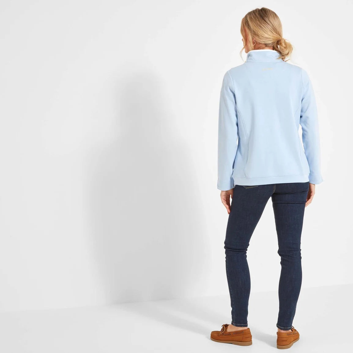 Schoffel Ladies Steephill Cove Sweatshirt - Pale Blue