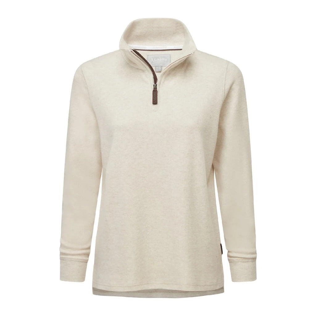 Schoffel Ladies Appletree Bay 1/4 Zip - Oat