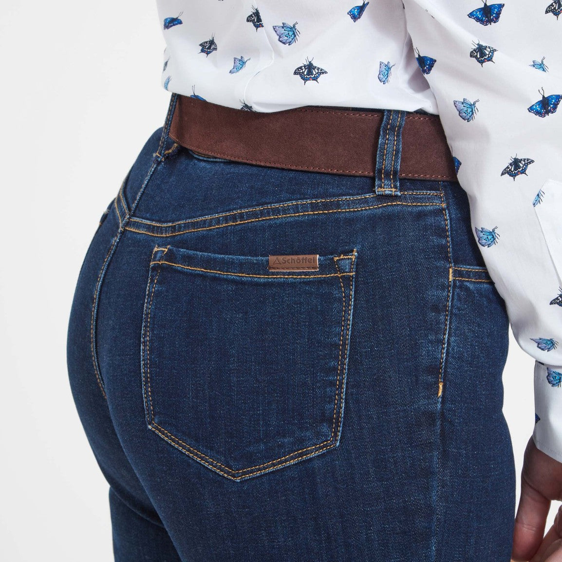 Schoffel Ladies Poppy Jean - Dark Denim