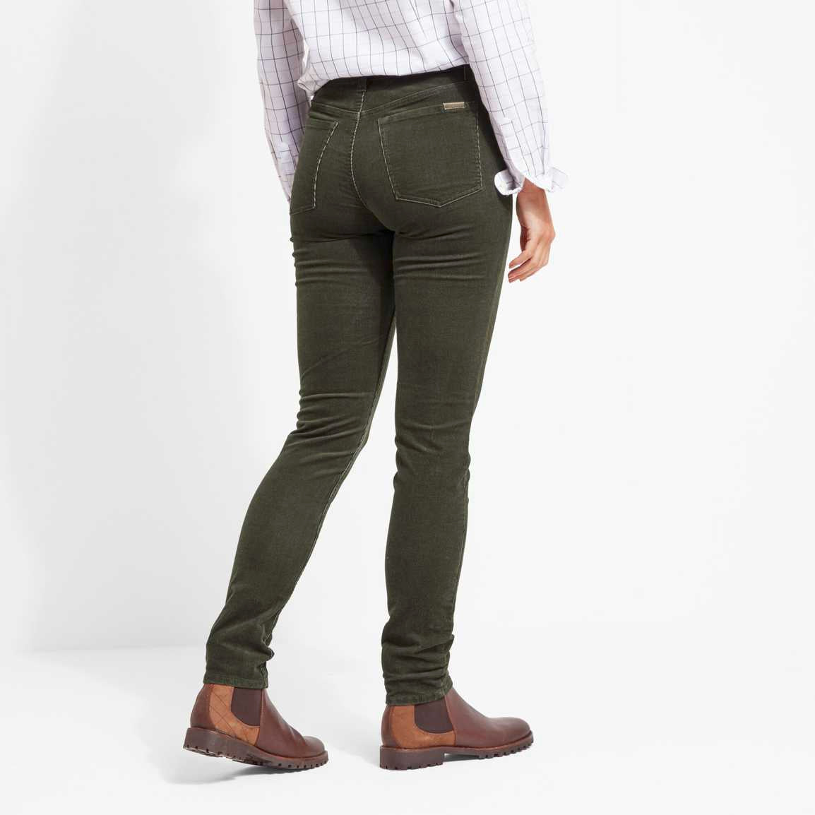 Schoffel Clover Cord Jean - Forest