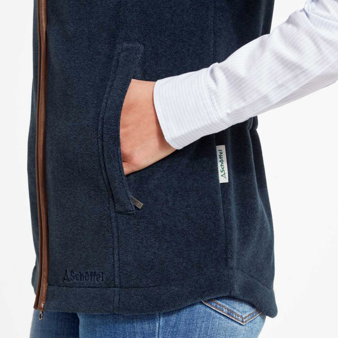 Schoffel Lyndon Fleece Gilet - Petrol Blue