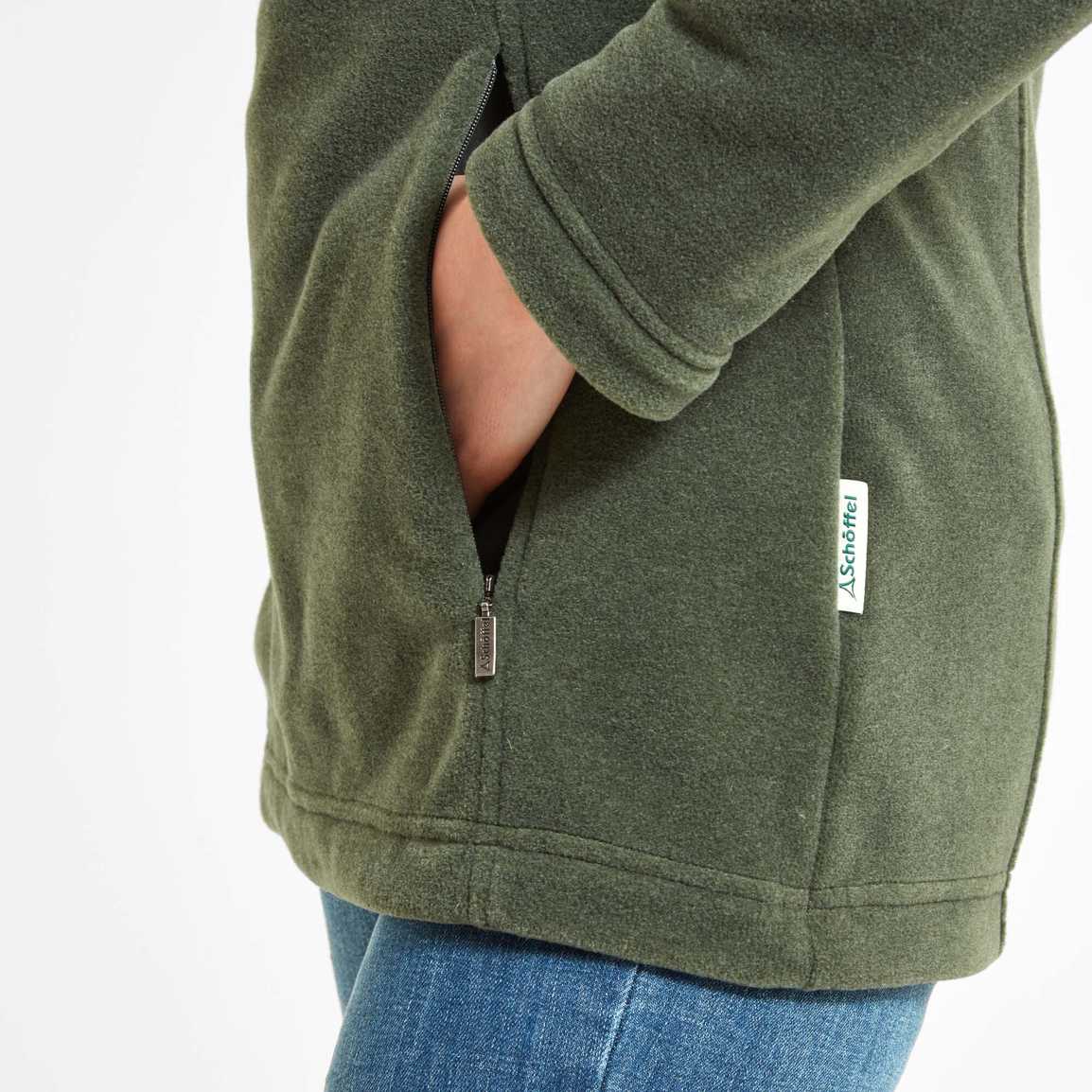 Schoffel Ladies Tilton 1/4 Zip Fleece - Cedar Green