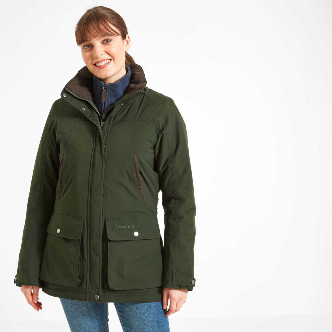Schoffel Ladies Rockingham II Coat - Forest