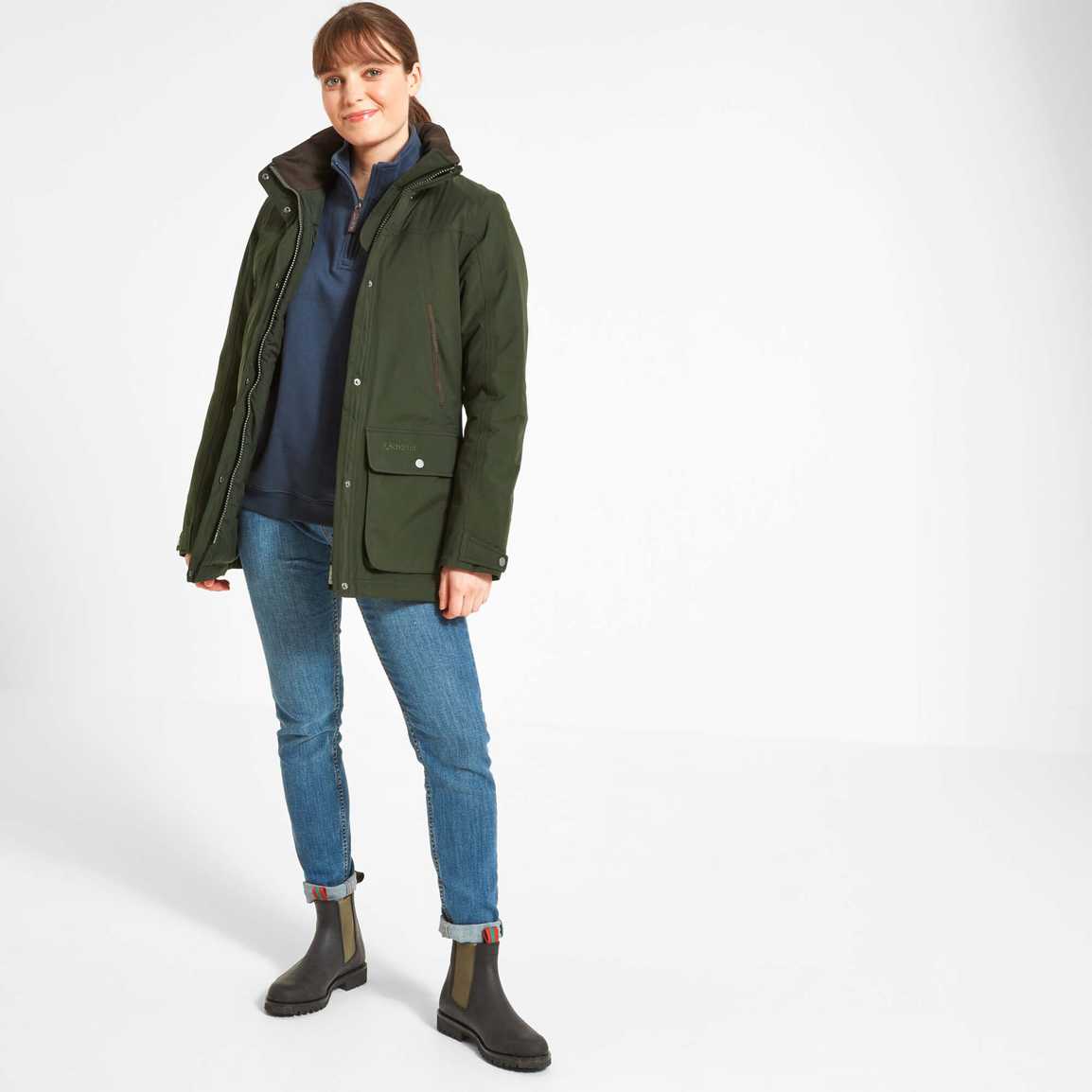 Schoffel Ladies Rockingham II Coat - Forest