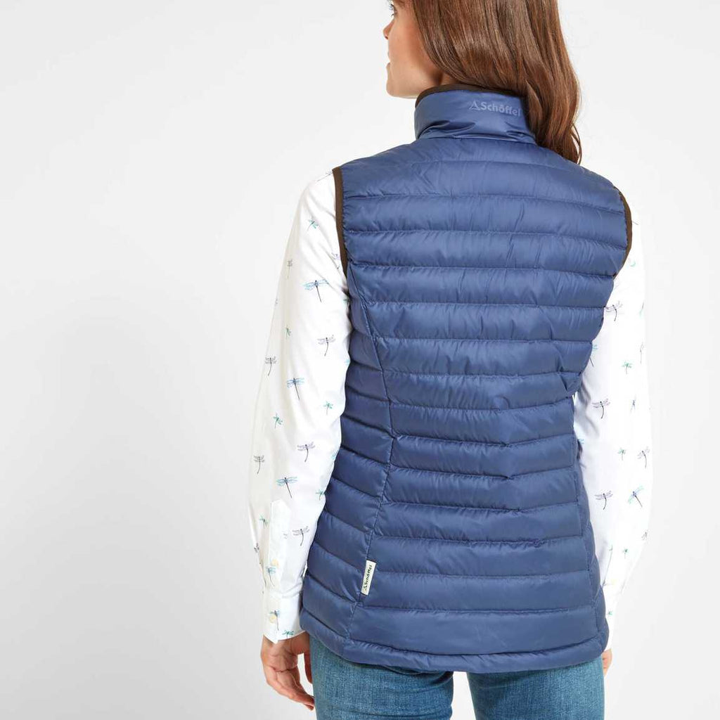 Schoffel Ladies Launde Down Gilet - Stone Blue