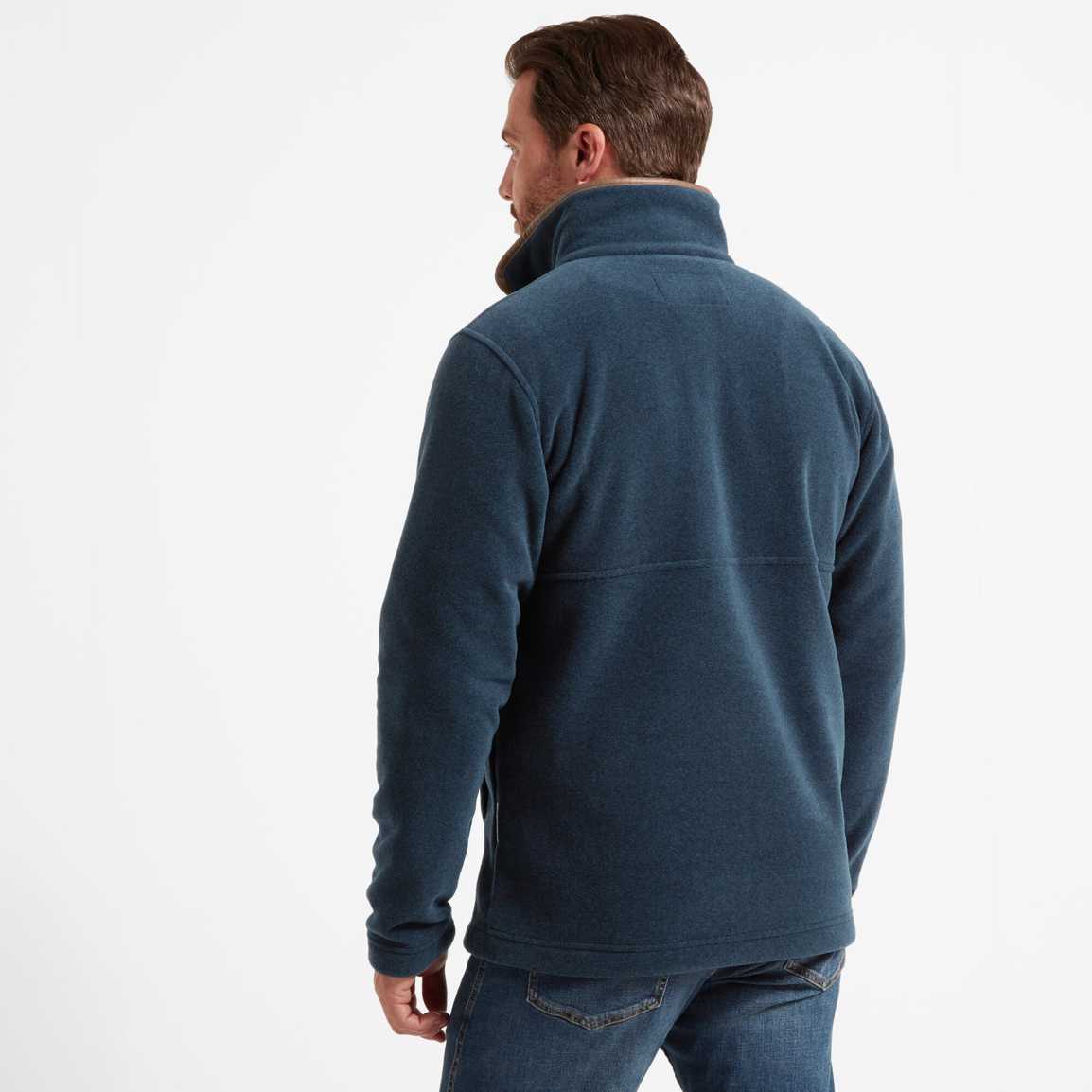 Schoffel Mens Berkeley 1/4 Zip Fleece - Petrol Blue