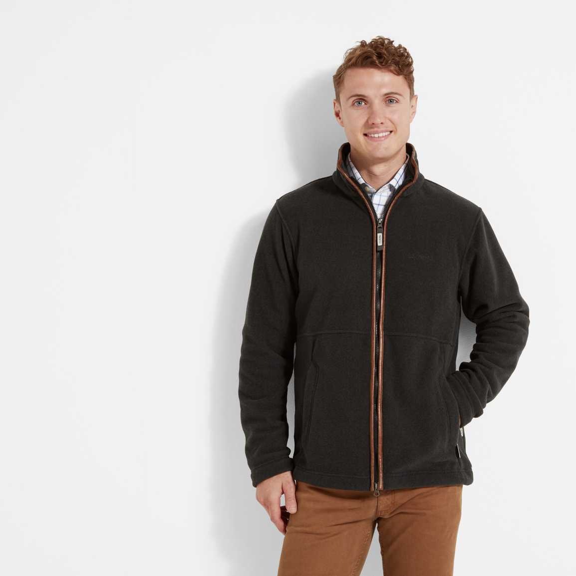 Schoffel Mens Cottesmore Fleece Jacket - Gunmetal