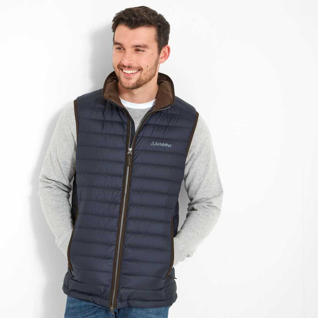 Schoffel Bowden Down Gilet - True Navy