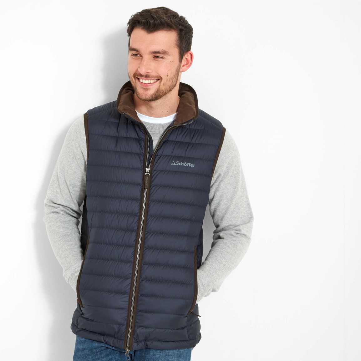 Schoffel Bowden Down Gilet - True Navy