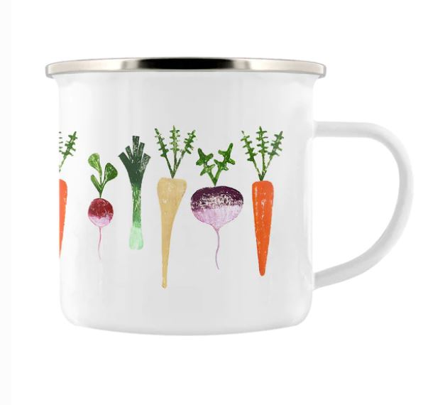 Izzi Rainey Root Vegetable Enamel Mug