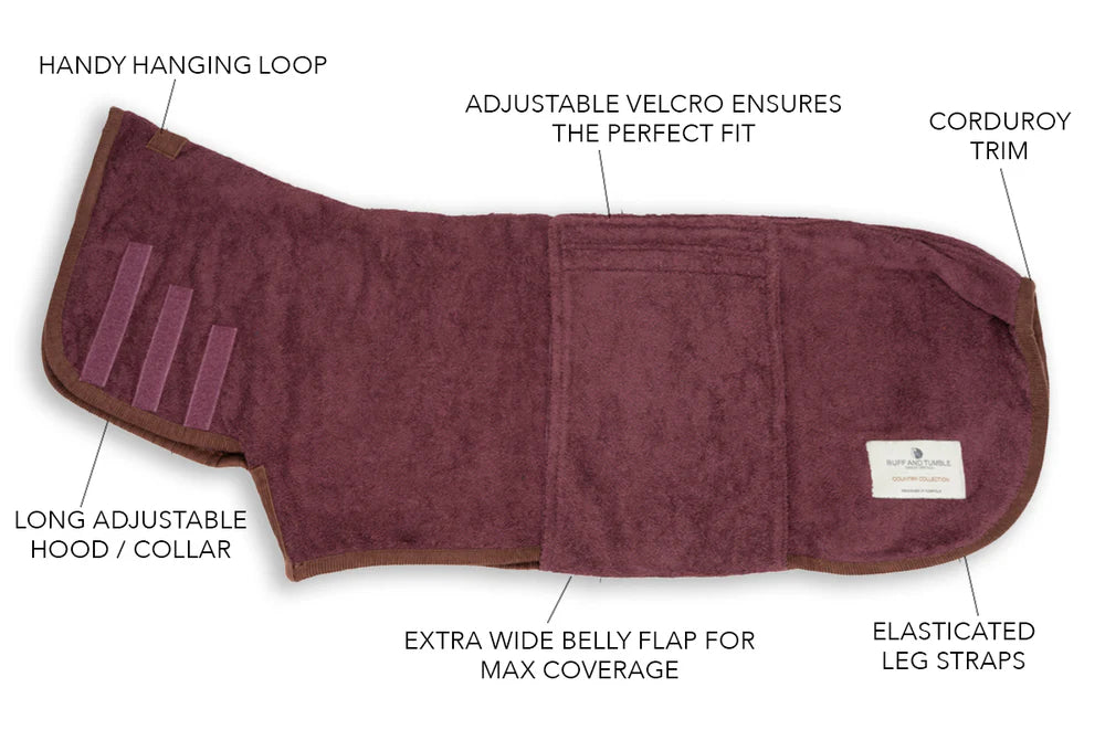Ruff & Tumble Country Dog Drying Coat