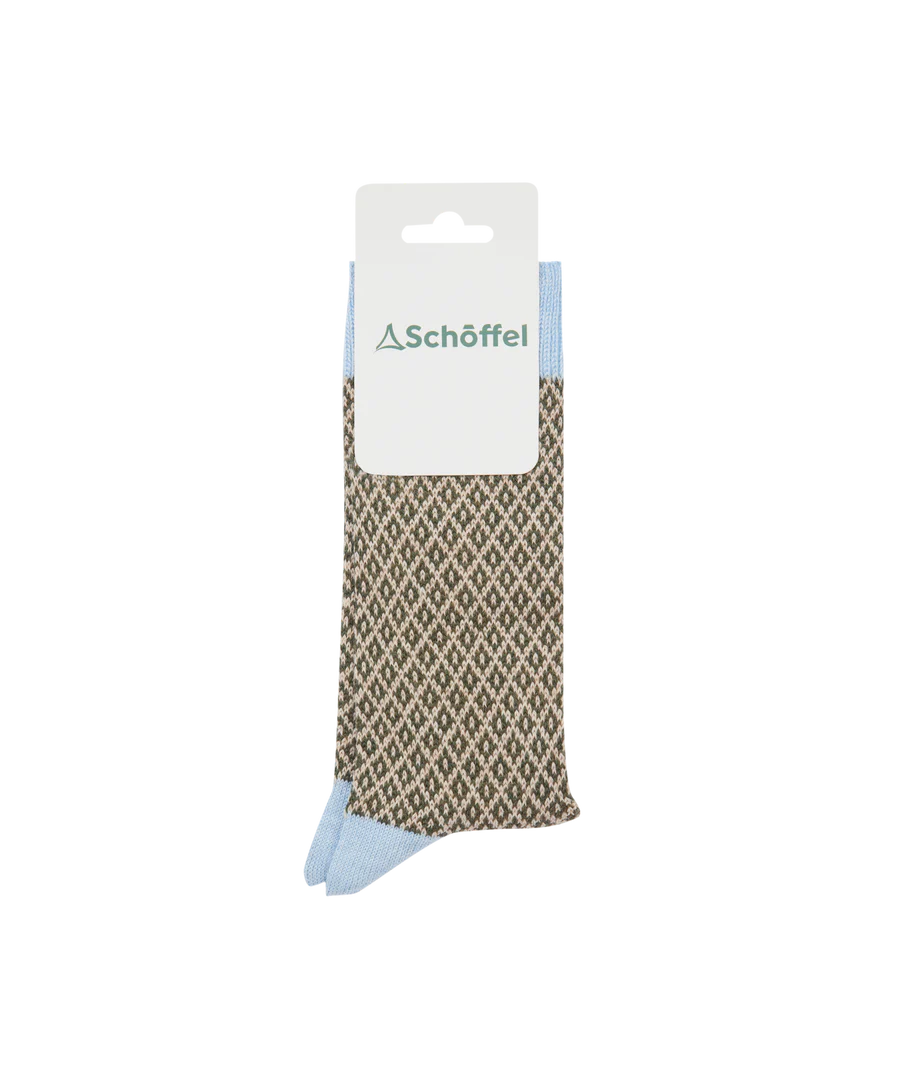 Schoffel Ladies Braemar Sock - Cloudy Blue