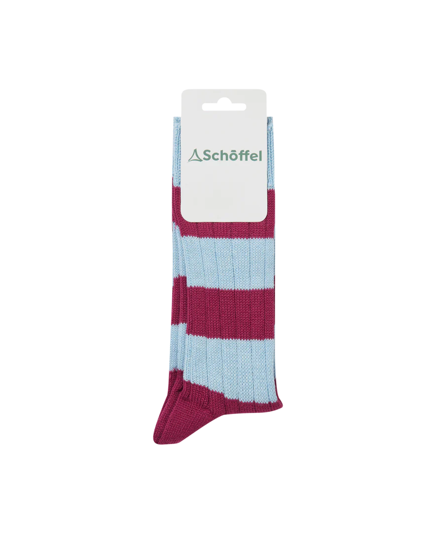 Schoffel Ladies Hilton Rugby Sock - Cloudy Blue