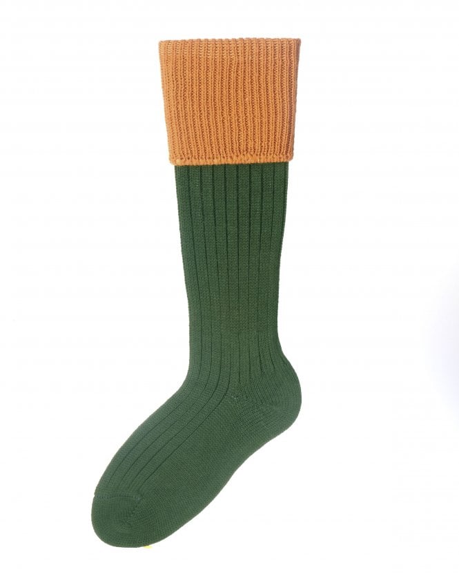Children's House Of Cheviot Socks - Junior Lomond Ochre