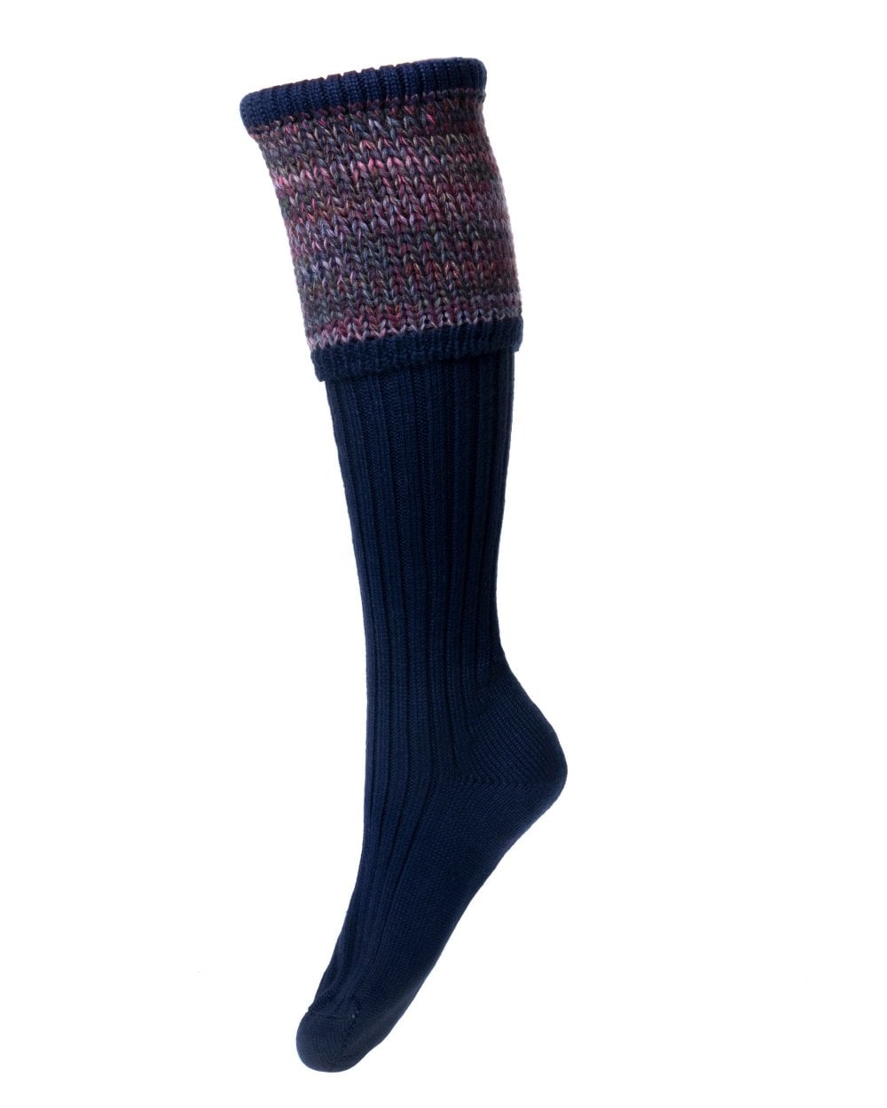 House Of Cheviot Socks - Lady Katrine Navy