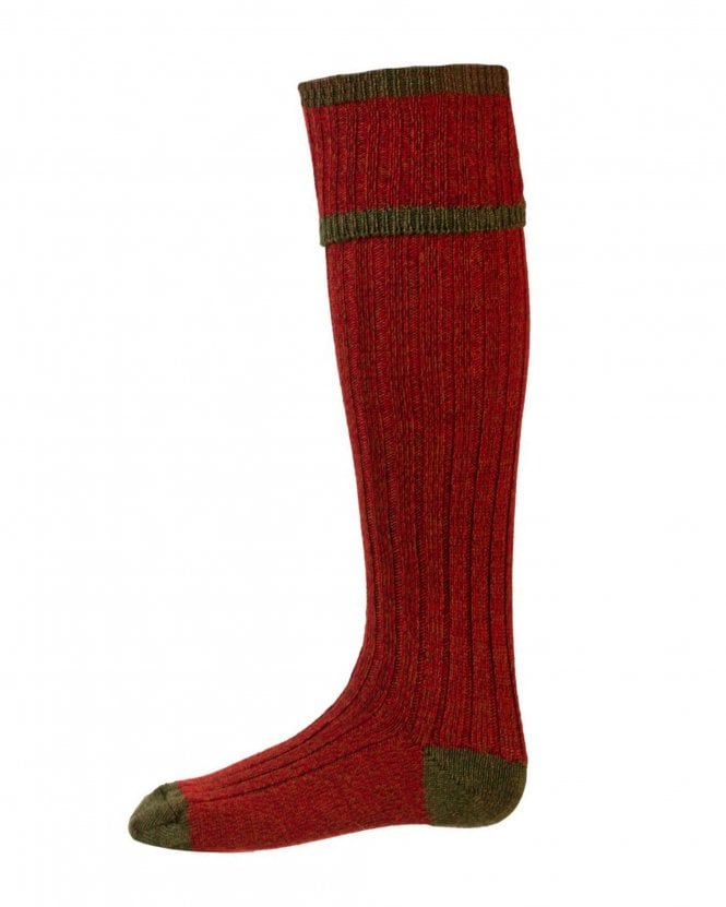 House Of Cheviot Socks - Kyle Rosehip