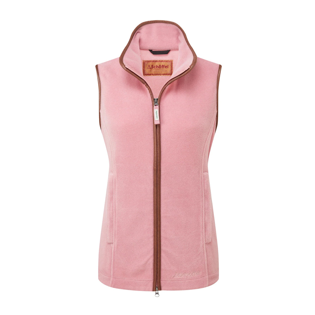 Schoffel Lyndon Fleece Gilet - Antique Rose