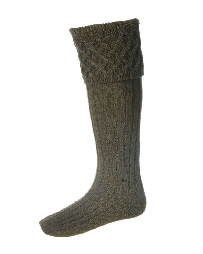 House Of Cheviot Socks - Rannoch Bracken
