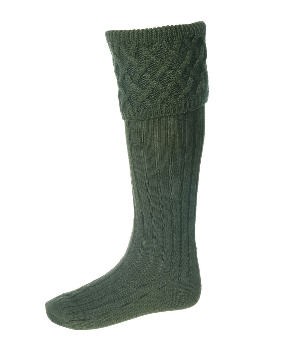 House Of Cheviot Socks - Rannoch Spruce